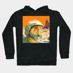 We Are Floating In Space - 64 - Sci-Fi Inspired Retro Artwork Hoodie